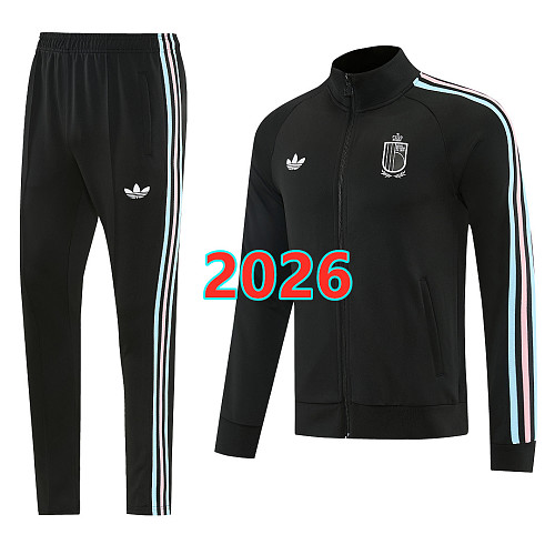 Belgium Long Zipper Jacket S-2XL