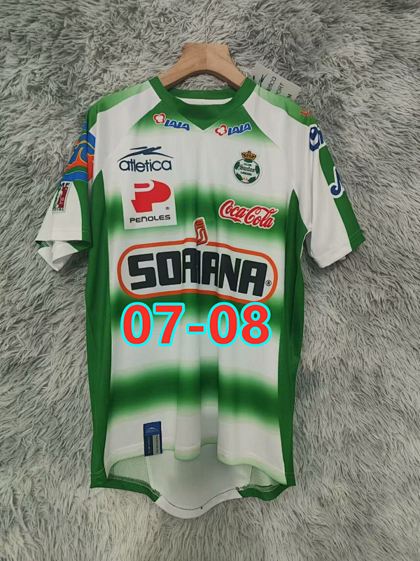 07-08 Santos Laguna Home Retro Jersey S-2XL