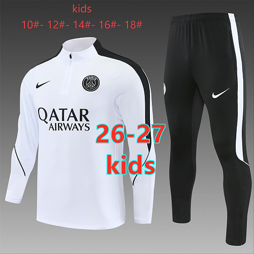 Balenciaga 26-27 Paris Psg Kids Long Sleeve Tracksuit 10- 18