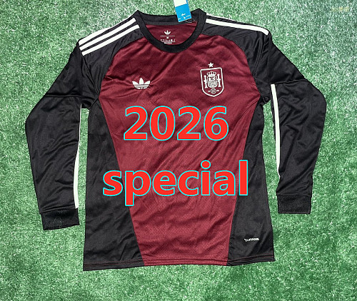 Spain Special Fans Long Sleeve Jersey S-4XL
