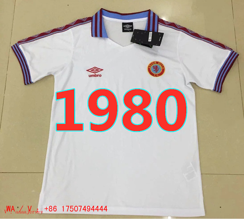 Aston Villa Retro Jersey S-2XL