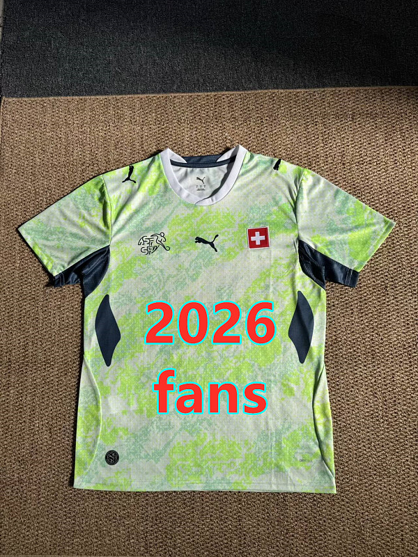 Switzerland Away Fans 8 Teams Jersey S-4XL 8