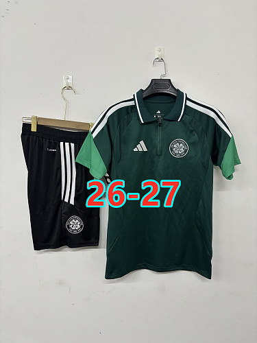26-27 Celtic Polo Short Sleeve Tracksuit S-3XL Polo