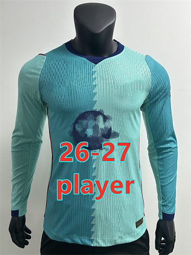 26-27 Barcelona Third Player Long Sleeve Jersey S-2XL