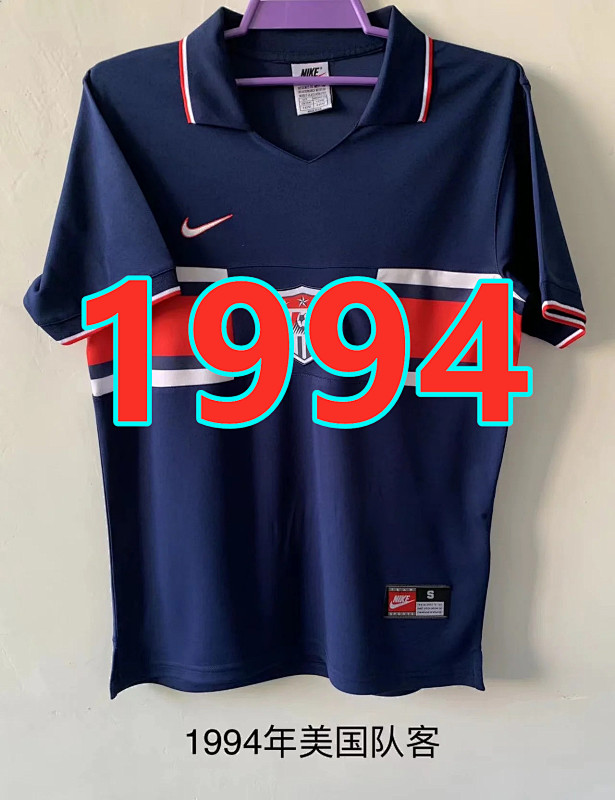 USA Retro TopThai Quality Away Jersey S-2XL