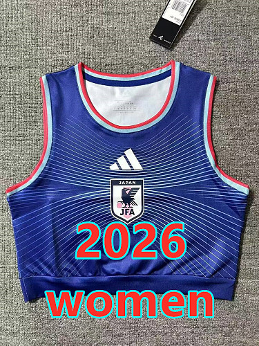 Japan Home Women Vest Jersey S-2XL