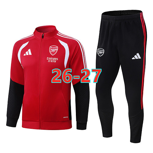 26-27 Arsenal Long Zipper Jacket S-2XL