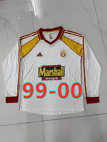 99-00 Galatasaray Away Retro Long Sleeve Jersey S-2XL