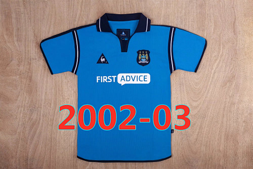 Manchester City Retro Home Jersey S-2XL