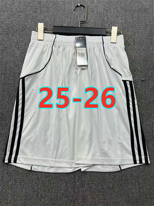 25-26 Manchester United Home Fans Version Shorts S-2XL