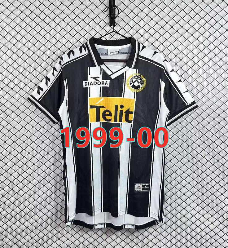 Udinese Home Retro Fans Version Jersey S-2XL