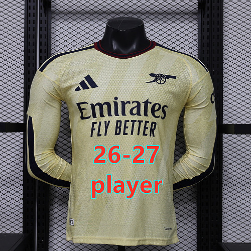 26-27 Arsenal Third Player Long Sleeve Jersey S-3XL