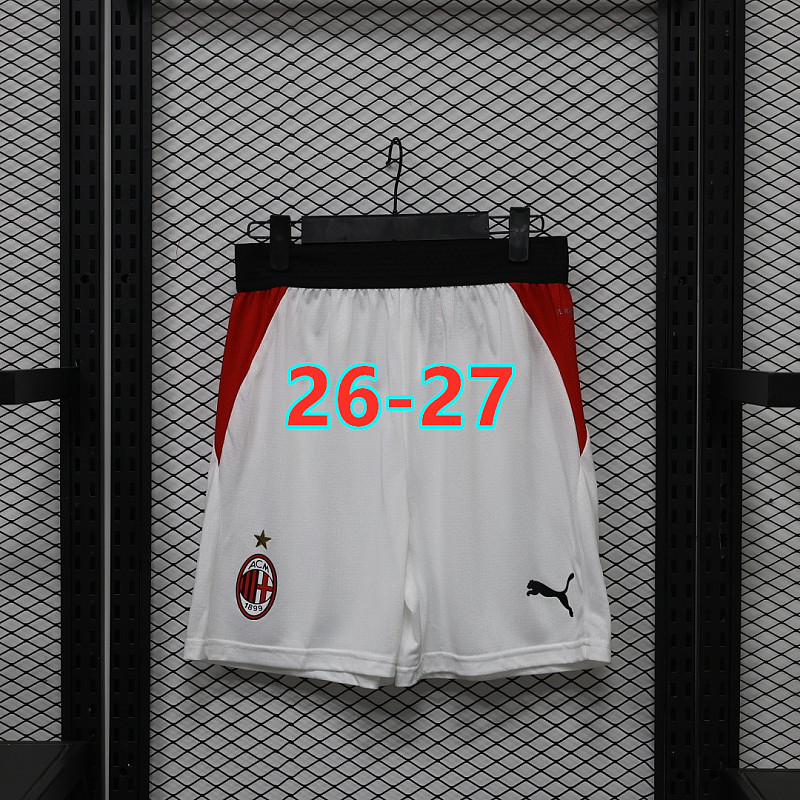 26-27 AC Milan Home Player Version Shorts S-2XL AC