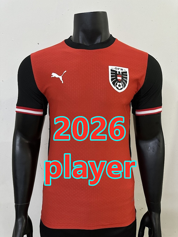 Austria Home Player 32 Teams Jersey S-2XL 32