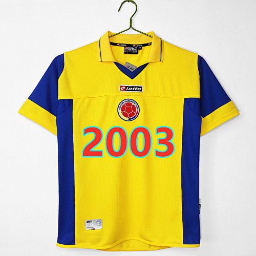 Colombia Home Retro Jersey S-2XL