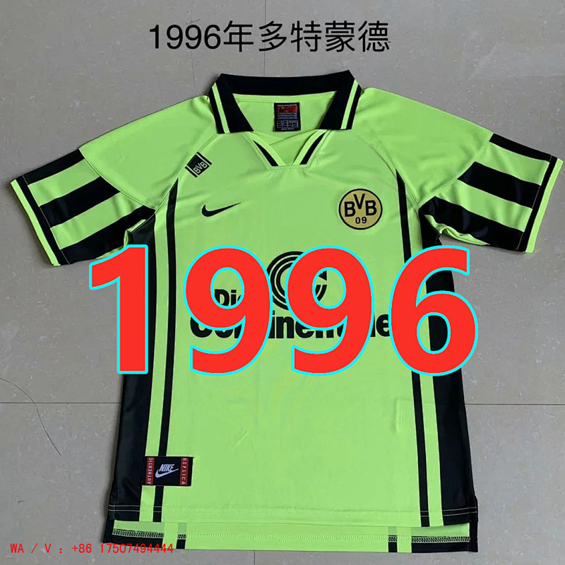 Dortmund Retro Home TopThai Quality Jersey -2XL