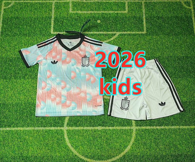 Belgium Away Kids 32 Teams Kit 16 -28 32