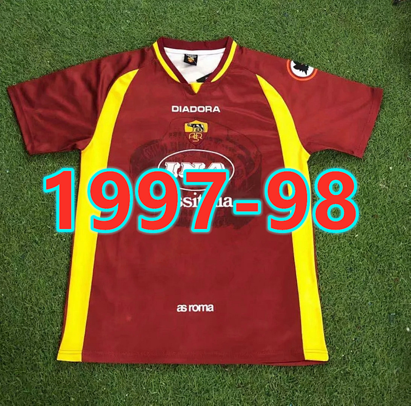 Roma Retro TopThai Quality Home Jersey S-2XL