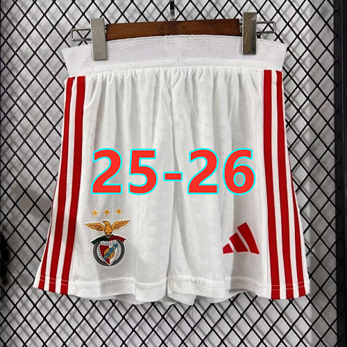 25-26 Benfica Home Player Version Shorts S-3XL