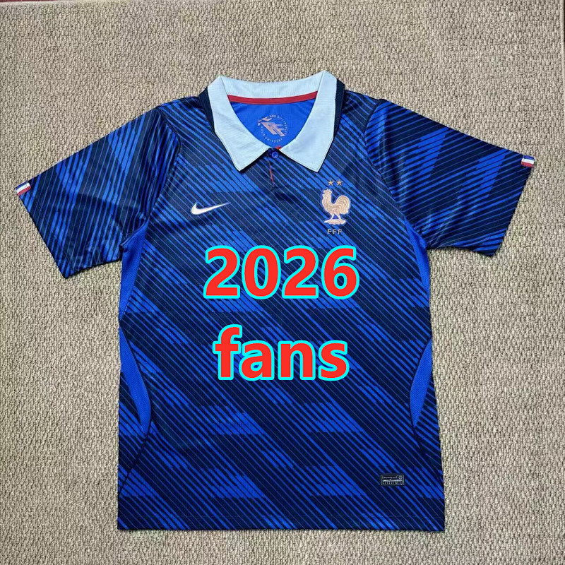 France Home Fans Version Jersey S-4XL