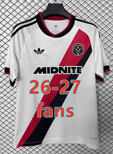 26-27 Sheffield United Away Fans Version Jersey S-4XL