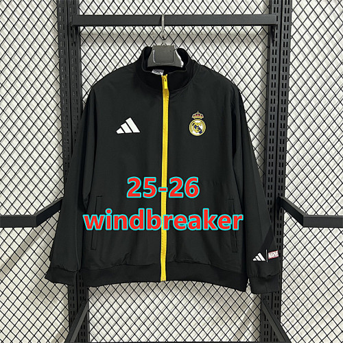 25-26 Real Madrid Windbreaker S-2XL