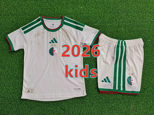 Algeria Home Kids Player 32 Teams Jersey+shorts Kit 16 -28 32
