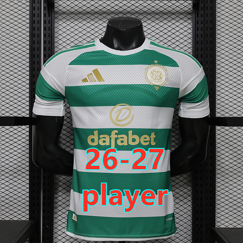 26-27 Celtic Home Player Version Jersey S-2XL