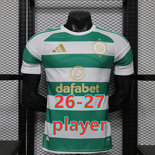 26-27 Celtic Home Player Version Jersey S-2XL