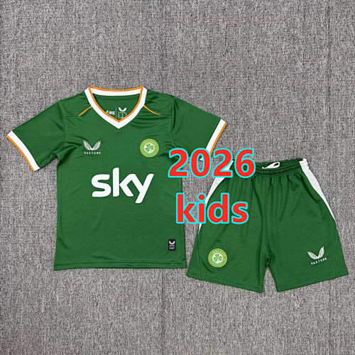 Ireland Home Kids Jersey+shorts Kit 16 -28