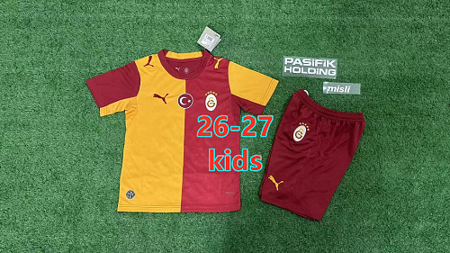 26-27 Galatasaray Home Kids Jersey+shorts Kit 16 -28