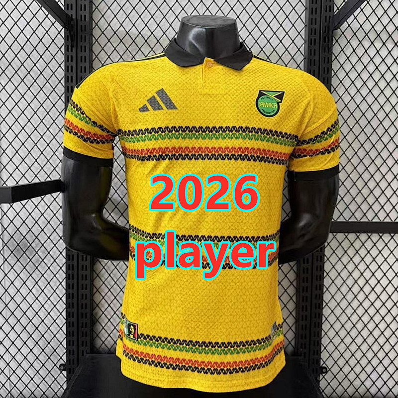 Jamaica Home Player Version Jersey S-2XL