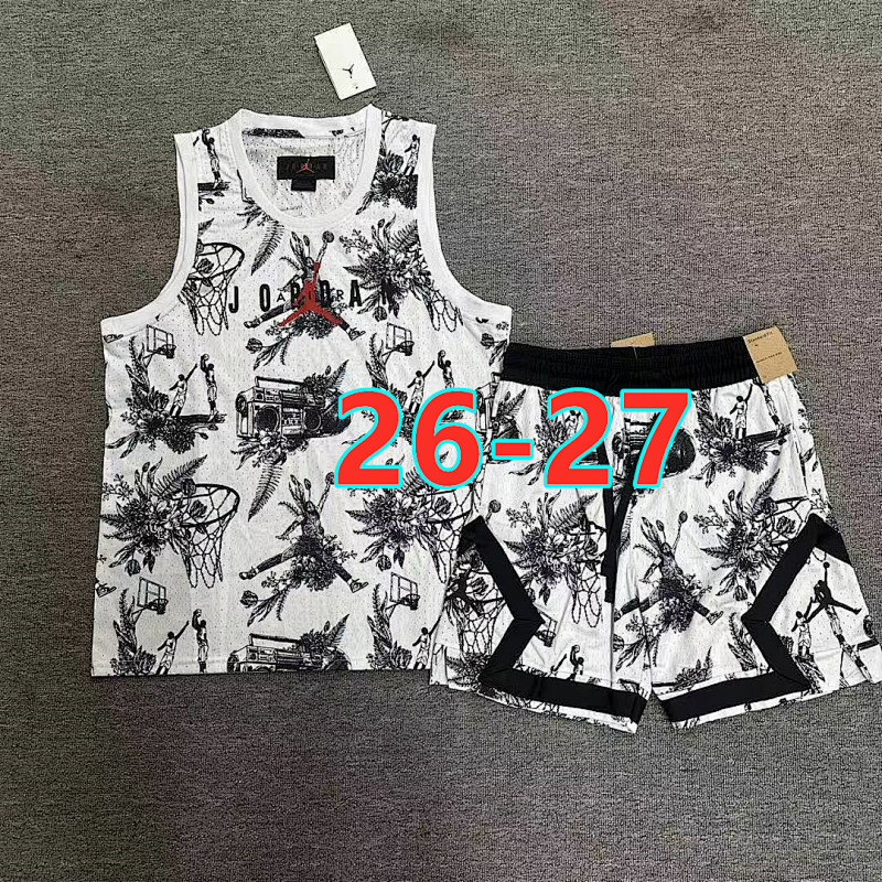 26-27 A-J Vest+shorts Basketball Kit XS-4XL