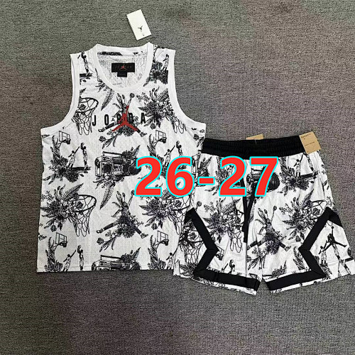26-27 A-J Vest+shorts Basketball Kit XS-4XL