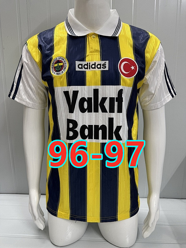 96-97 Fenerbahce Home Retro Jersey S-2XL