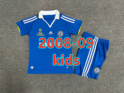 Chelsea Home Retro Kids Jersey+shorts 16 -28
