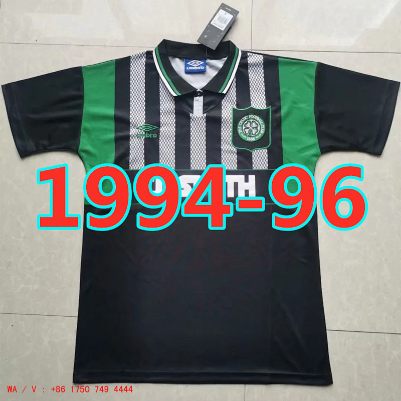 Celtic Retro TopThai Quality Away Jersey S-4XL