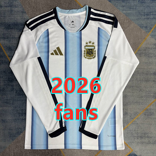 Argentina Home Fans Long 4 Teams Jersey S-4XL 4