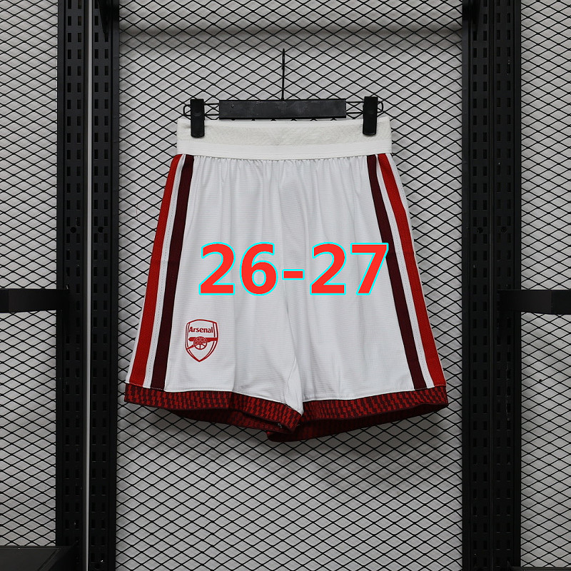 26-27 Arsenal Home Player Version Shorts S-3XL