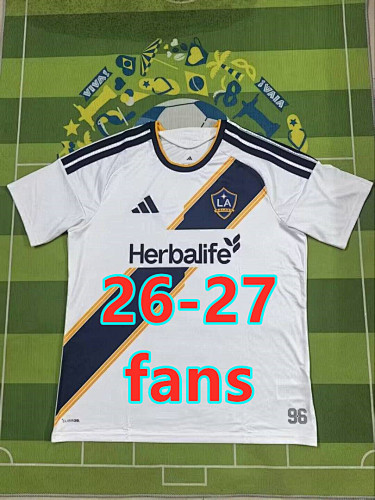 26-27 LA Galaxy Home Fans Version Jersey S-4XL