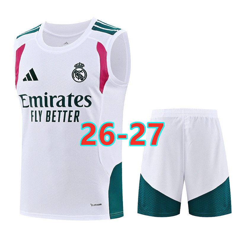 26-27 Real Madrid Vest Tracksuit S-2XL