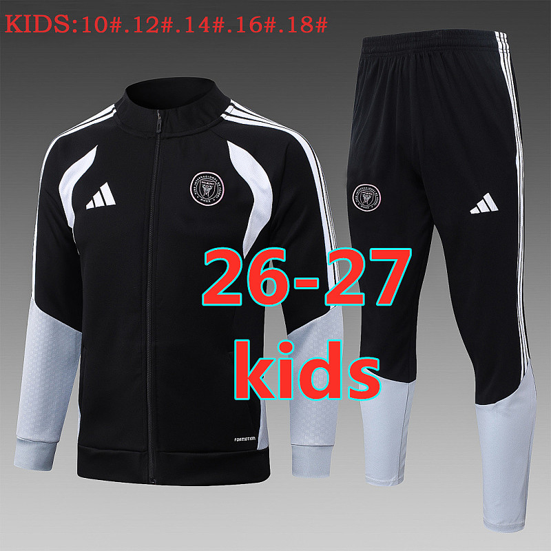 26-27 Inter Miami Kids Long Zipper Jacket 10 -18