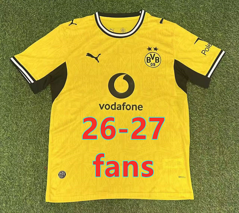 26-27 Dortmund Home Fans Version Jersey S-4XL