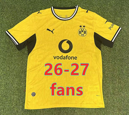 26-27 Dortmund Home Fans Version Jersey S-4XL