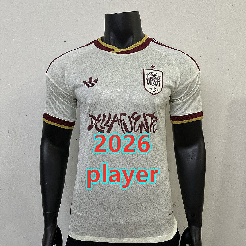 Spain Special Player Version Jersey S-4XL