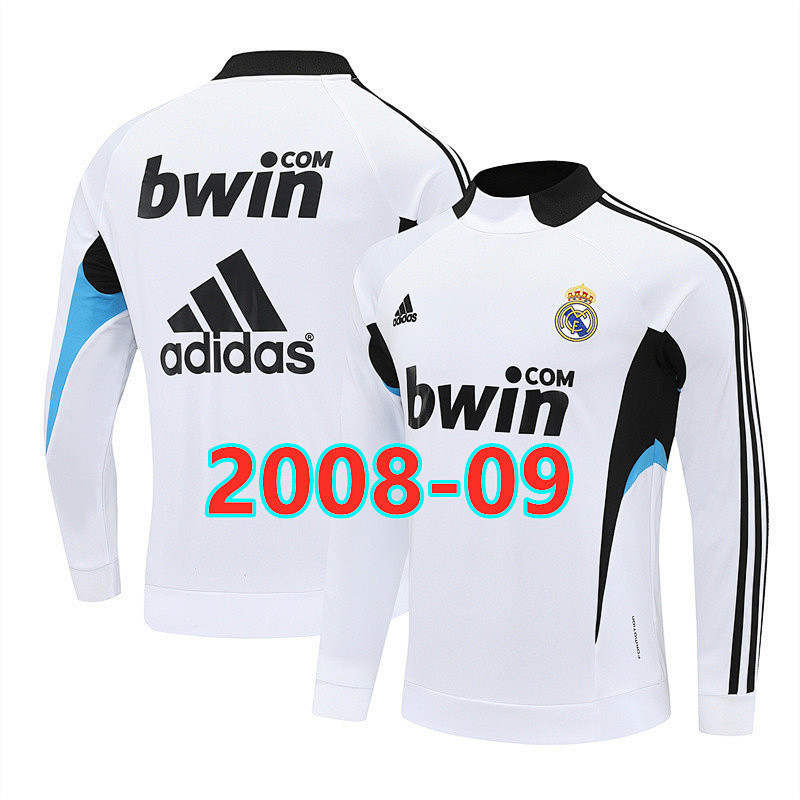 Real Madrid Retro Long Sleeve Tracksuit S-2XL