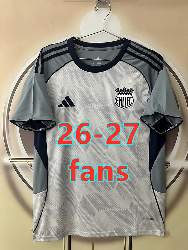 26-27 Emelec Away Fans Version Jersey S-4XL