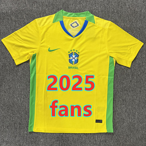 Brazil Home Fans Version Jersey S-2XL