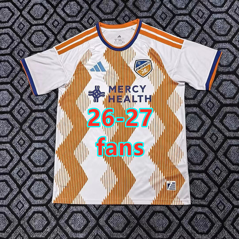 26-27 Cincinnati Home Fans Version Jersey S-4XL