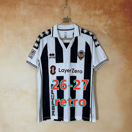 26-27 Castellón Retro Fans Version Jersey S-4XL